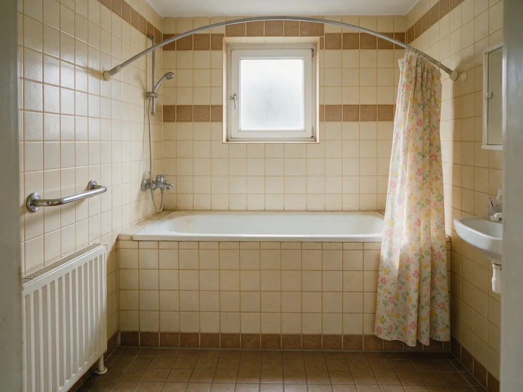 Vorher: Badewanne